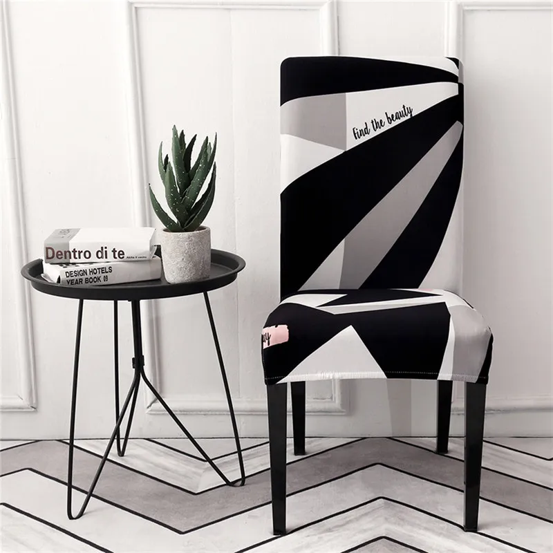 

Fabric Chair Cover for Dining Room Spandex Elastic Chair Slipcover Case Hotel Banquet Wedding Universal Size Chair Covers
