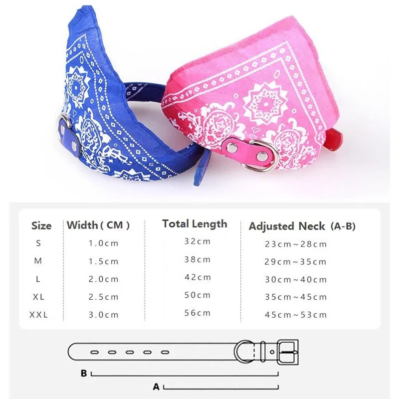 Jacquard PU Leather Neckerchief Collars With Print Triangular scarf For Cat Dog Pet Supplies Bichon Frise | Дом и сад