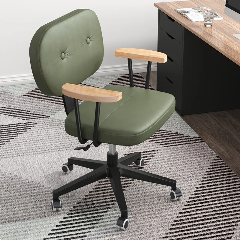 

Light luxury chair computer chair home sedentary comfortable office chair study back desk chair learning lift swivel chair