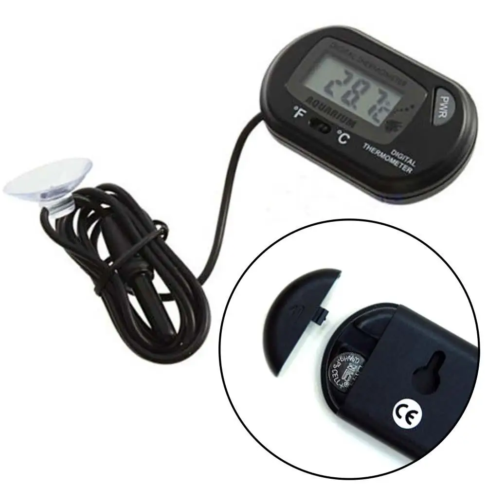 Цифровой термометр для аквариума с жидкокристаллическим ЖК дисплеем рептилий и
