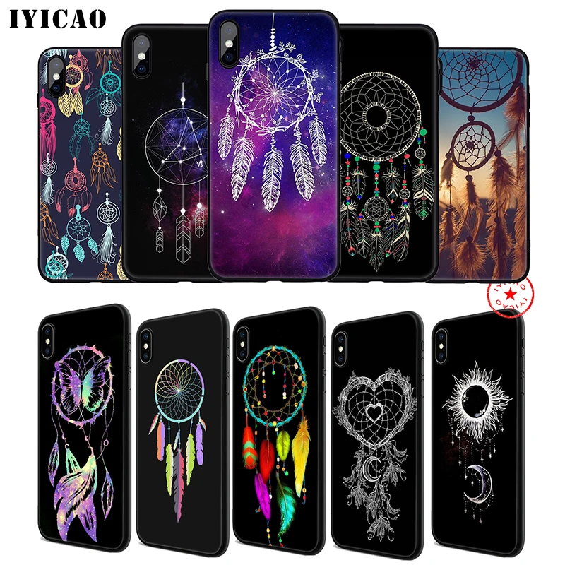IYICAO Ловец снов мягкий чехол для телефона iPhone 11 Pro XR X XS Max 6 6S 7 8 Plus 5 5S SE силиконовый TPU