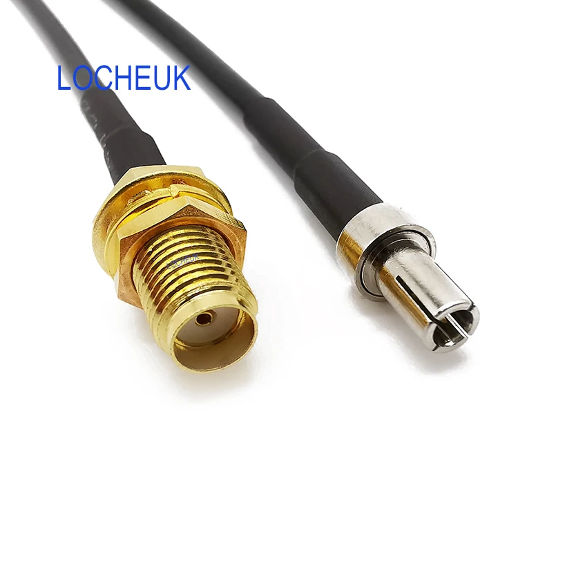 Штепсельная Вилка TS9 К гнездовой разъему SMA антенный разъем RG174 ОТРЕЗОК кабеля для