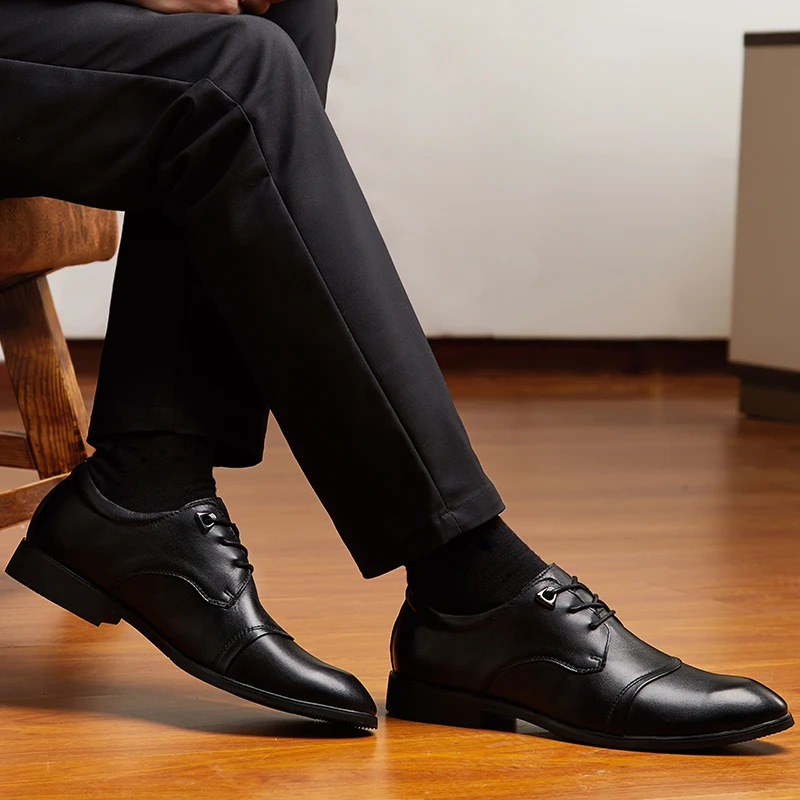 

Mens Casual Shoes Hot Sale Shoes Men Casual Sapato Causal For Zapatos Informales De Hombre Leather Man Shoe Black Fashion