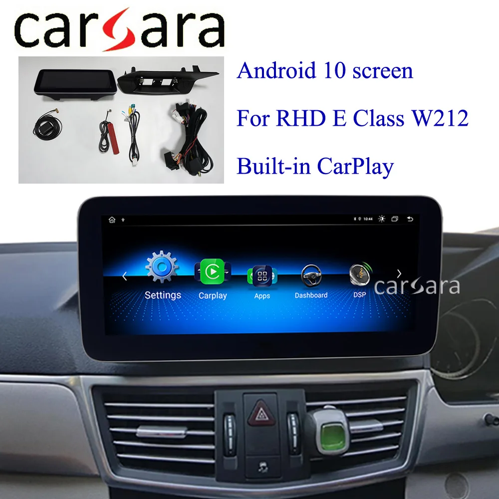 Для Mercedes W212 Android 10 радио дисплей модифицирующий монитор Встроенный Carplay Авто