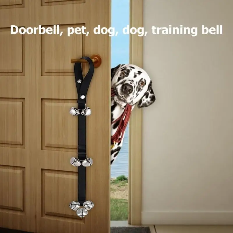 

2pcs Doorbells Dogs Training Bells Adjustable Pet Dog Cat Housebreaking Clicker Door Bell Training Tool Pet Door Accessories