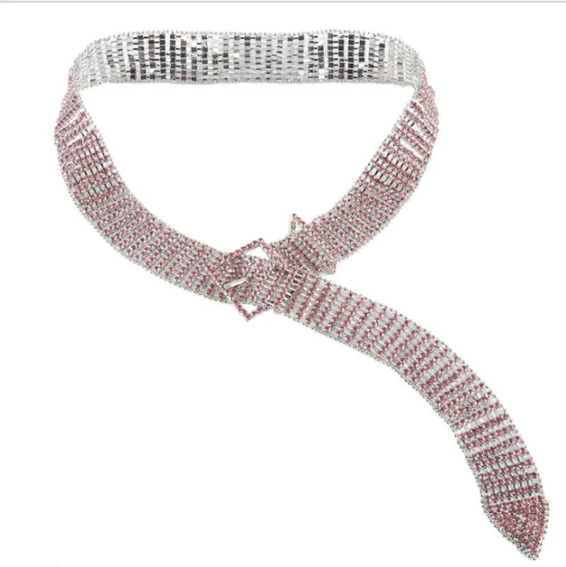 Новинка в европейском и американском стиле роскошный женский пояс восемь рядов