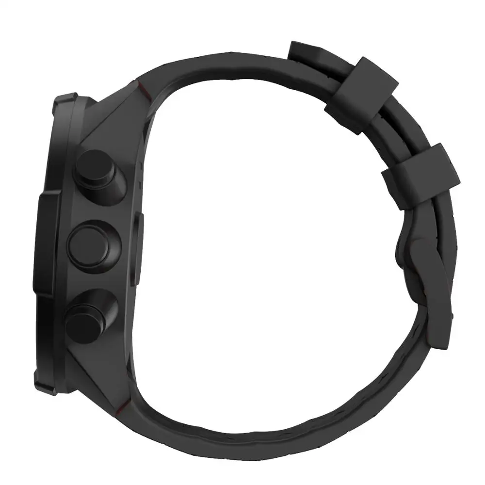 Ремешок силиконовый для Suunto 9 Spartan/Suunto 24 мм | Электроника