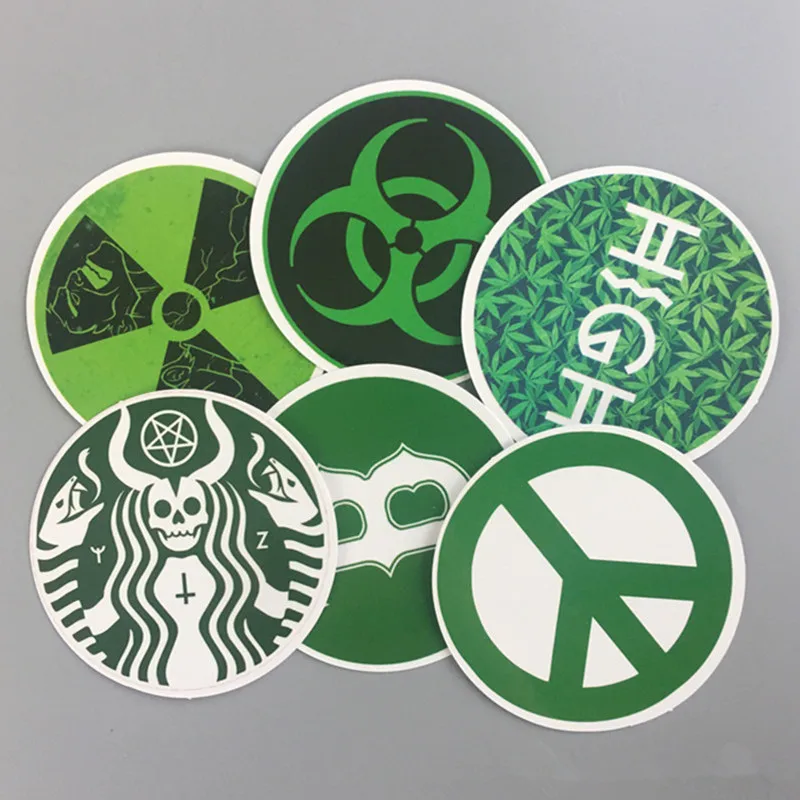 20pcs Cartoon Weed Anime Stickers for Kids Toy Car Motor Suitcase Laptop Skateboard PVC Waterproof Funny Movie Stickers