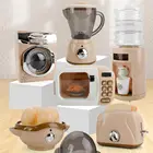 Симуляция детской стиральной машины Пароварка диспенсер воды кухонный набор инструментов подарок кухонный Кукольный дом мебель игрушки для детей подарок