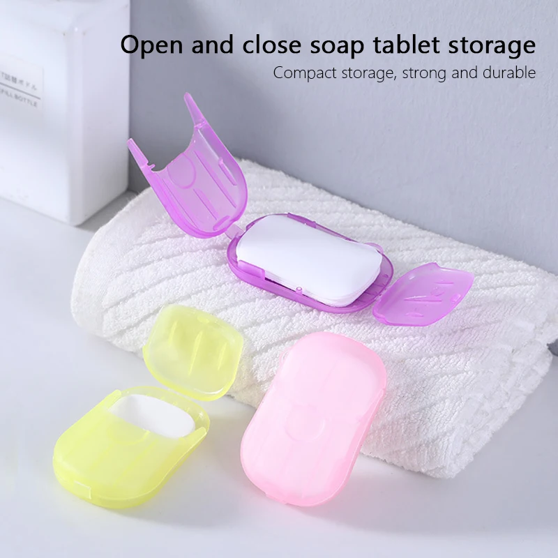 Easy Washing Hand Disinfecting Soap Paper Bath Flakes Mini Cleaning Travel Convenient Disposable Scented Slice Home | Дом и сад