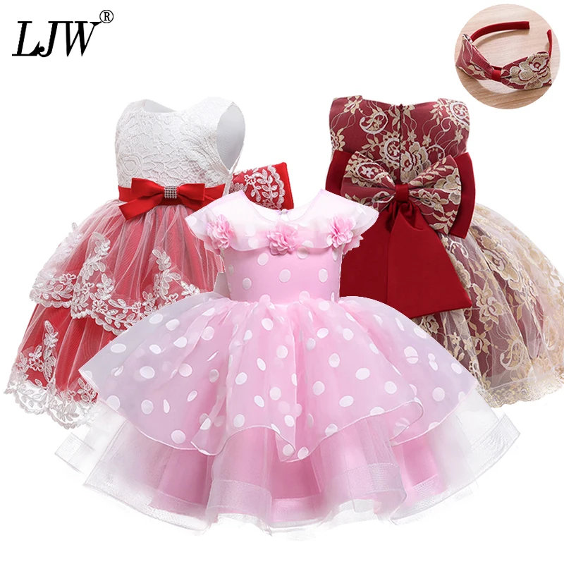 Vestido Neonatal Summer Baby Girl Dress 0-3Years Girls Birthday Dresses flower party princess dress clothes |