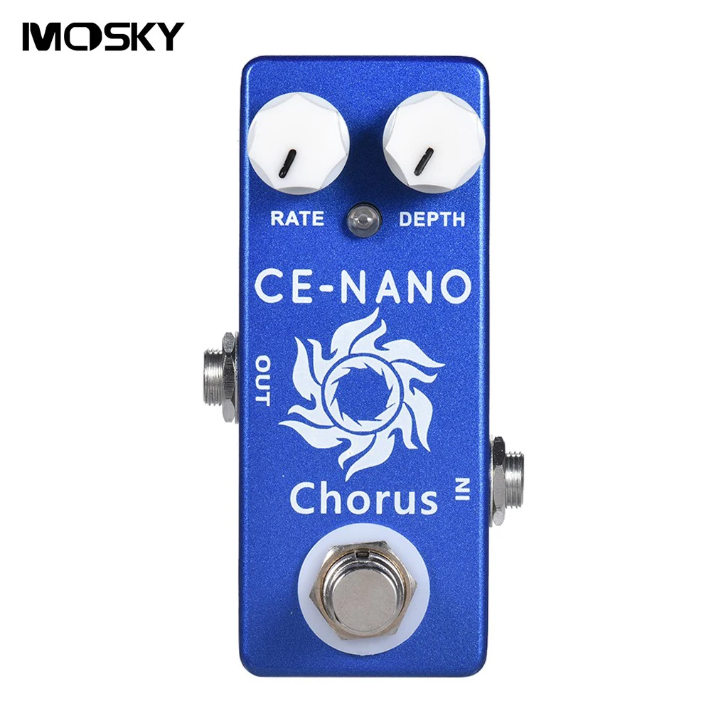 Педаль Mosky Ce Nano для хора гитары Overdrive педаль с несколькими эффектами бас укулеле
