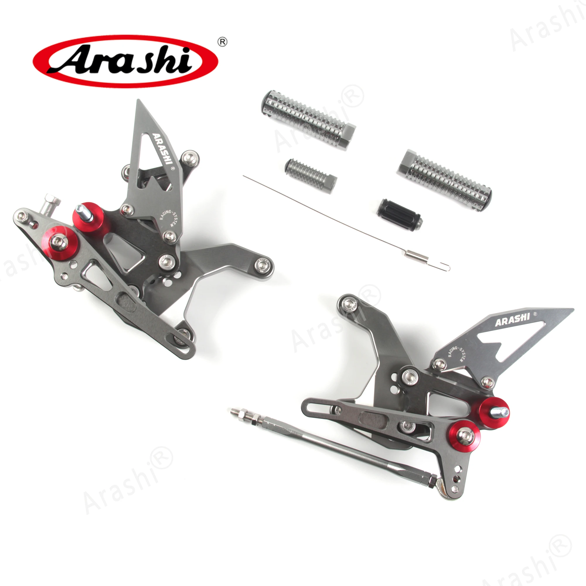ARASHI для KAWASAKI Z900 ZR900 2017 2018 2019 CNC регулируемая подножка набор педалей ног