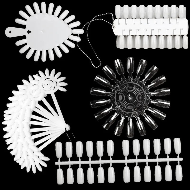 Лак для ногтей пресс форма нейл арта акрил Ложные ногти практика круглое колесо