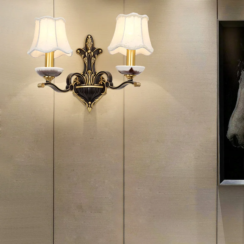 

WPD Indoor Wall Lamps Fixture Brass Modern LED Sconce Contemporary Creative Decorative For Home Foyer Corridor Bedroom