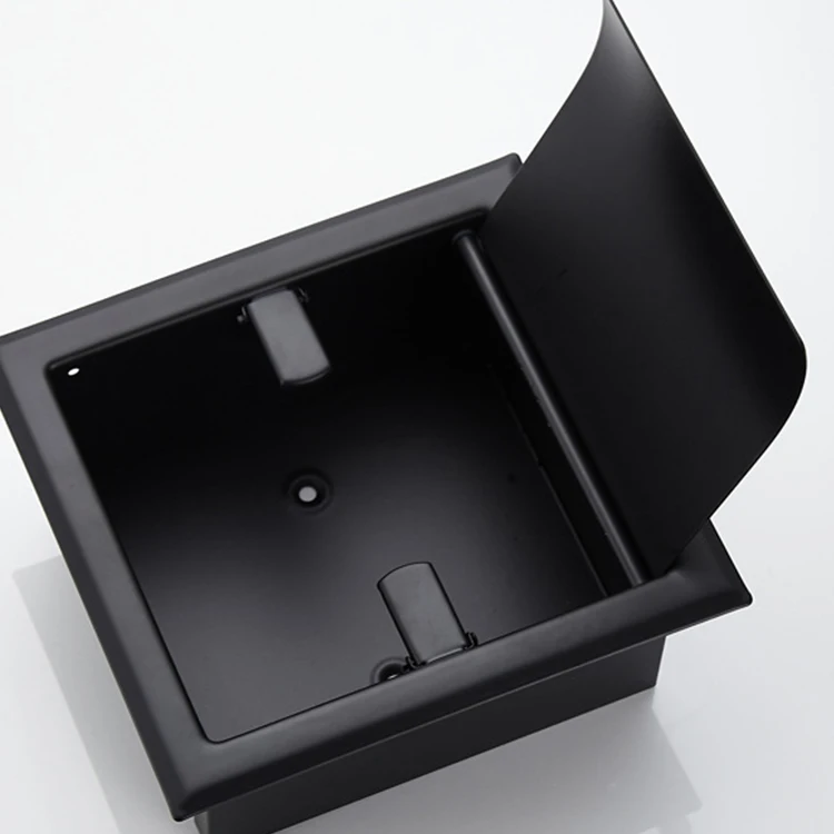 

Recessed Toilet Paper Holder,Stainless Steel Double Roll Paper Box for Bathroom,Wall-Mounted Paper Storage Rack