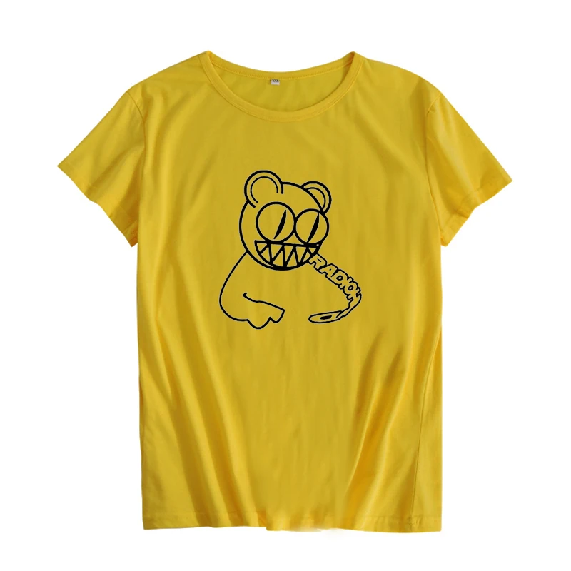 Женская футболка с короткими рукавами и принтом радиоголова Harajuku летняя