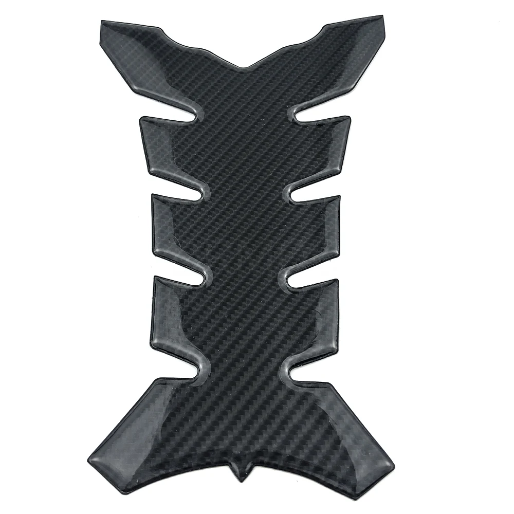 Универсальные 3D наклейки на бак мотоцикла из углеродного волокна для Honda Kawasaki Suzuki