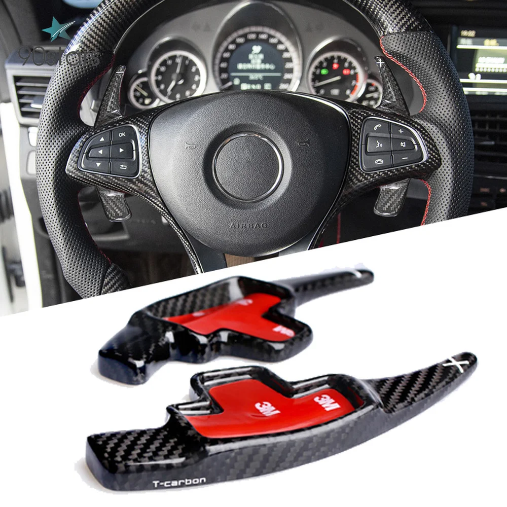 Удлинитель рулевого колеса из углеродного волокна для Mercedes Benz A B C E CLA CLS M GL Class GLK SLK