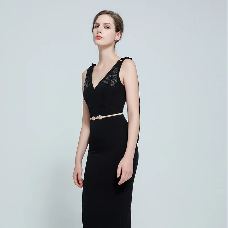 Новинка 2022 Женский металлический ремень с бантом модная металлическая пряжка