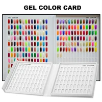 professional model nail gel polish color display box book dedicated 216120 color card chart painting manicure cartas de colores