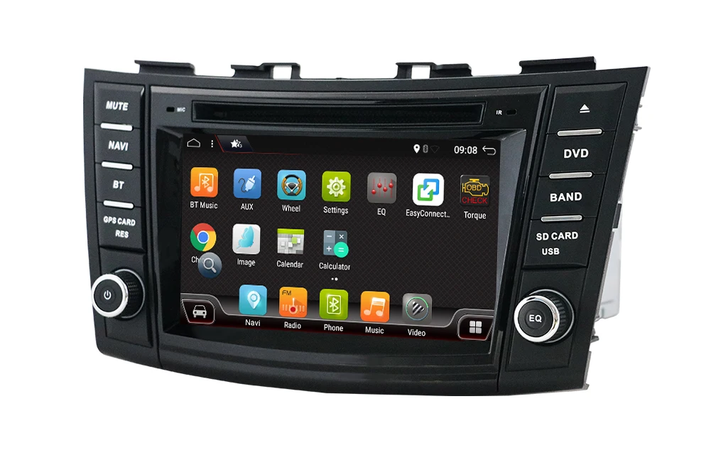 Автомагнитола DSP мультимедийный видеоплеер GPS навигация для Suzuki Swift 2011 2018 Android 10 0 2