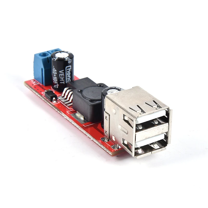 1 шт. с источником питания от постоянного тока 6V 40V 12 В до 5 пост 3A Dual USB Зарядное