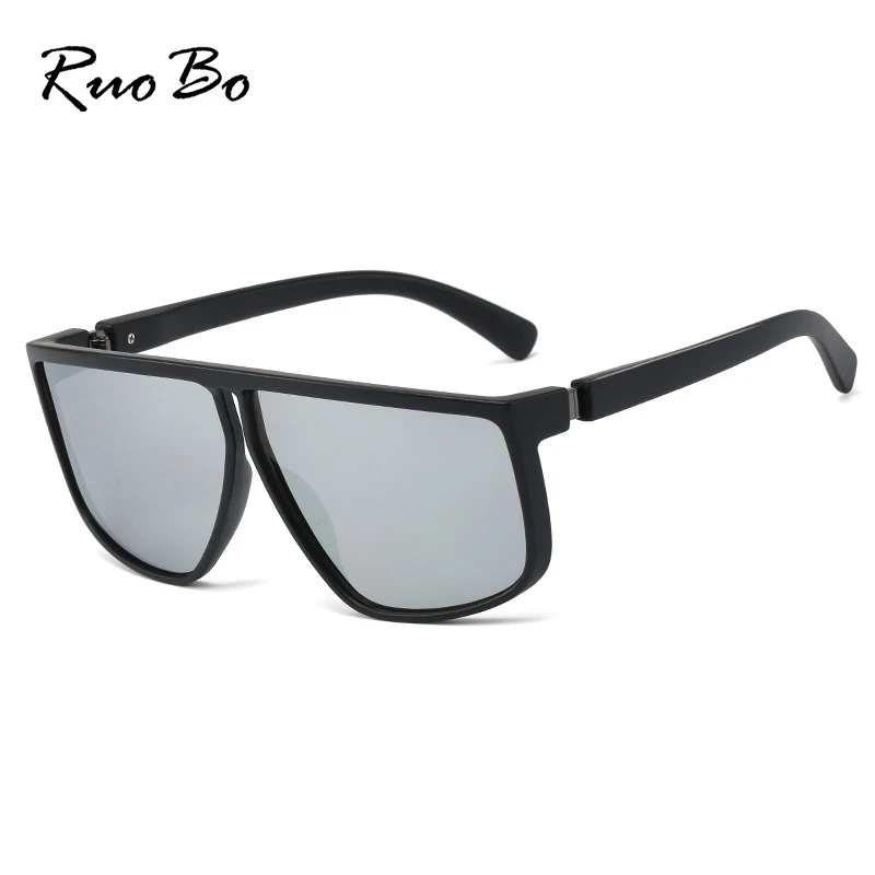 

RUOBO Vintage Square Sunglasses Women Oversized Mirror Gradient Lens Sun Glasses Male Fashion Driving Goggles UV400 De Sol Mujer