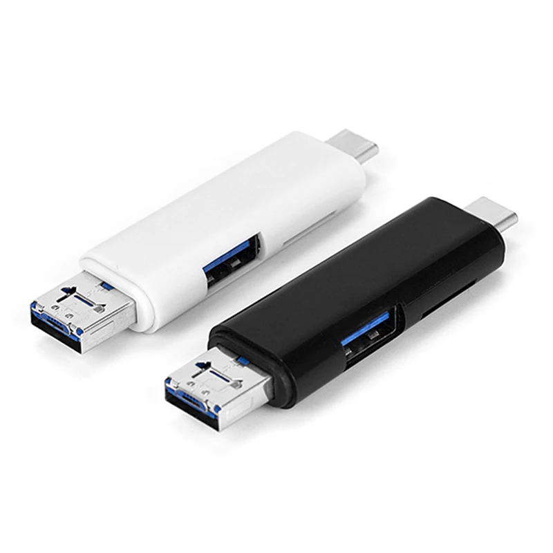 5 в 1 Многофункциональный Usb 2.0 Type-C/Usb Micro USB/Tf карта памяти для Android Компьютерный