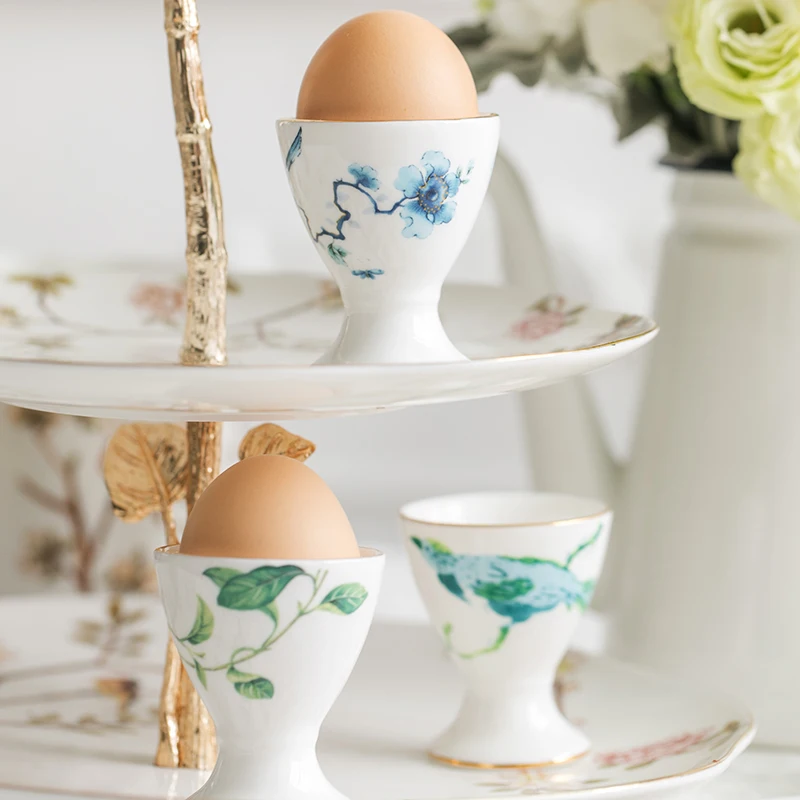 Подставка для яйца завтрак костяной фарфор в европейском стиле лоток