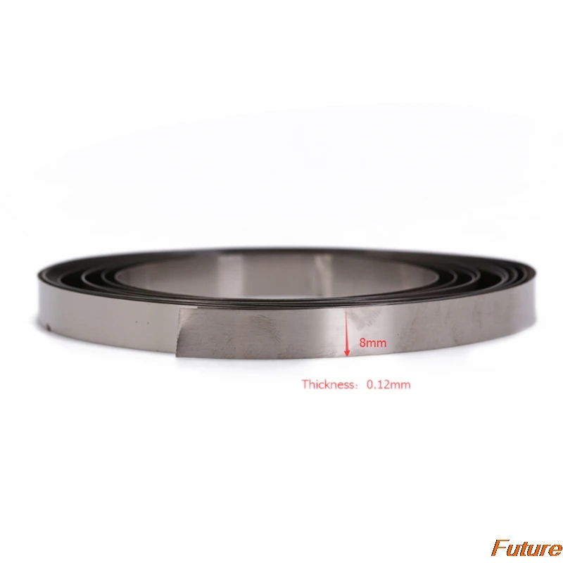 

Spot Welder Machine 8mm x 0.1/0.12/0.15mm 2M Pure Nickel Strip Tape For Li 18650 Battery Spot Welding Compatible