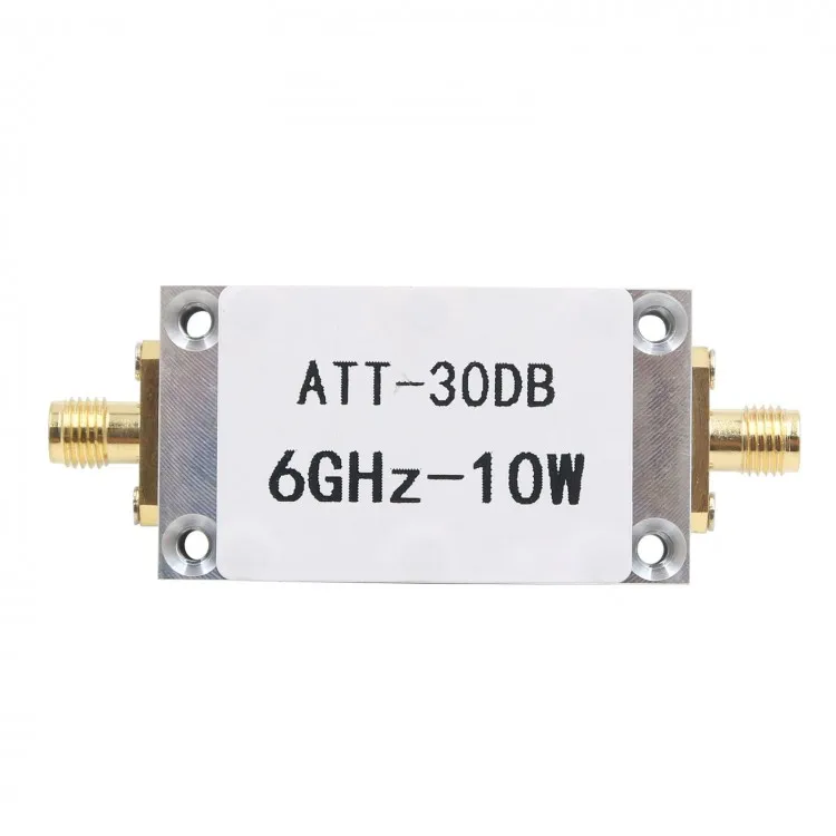 

10W 30DB RF Attenuator SMA Fixed Attenuator Work with Power Meter Spectrum Analyzer