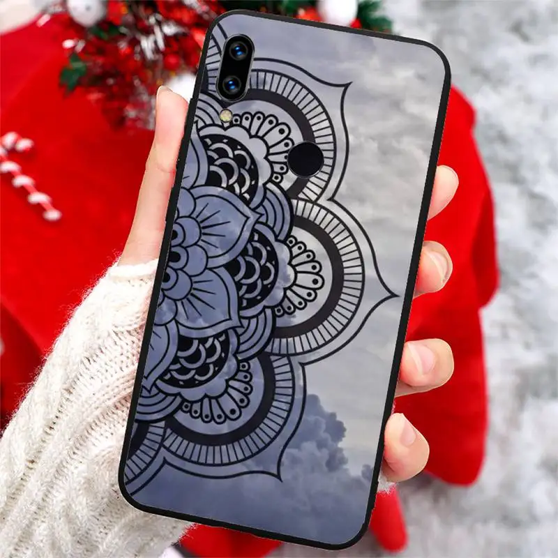 

Mandala Chakra Yoga pattern high quality Phone Case shell For Xiaomi Redmi note 7 8 9 t k30 max3 9 s 10 pro lite