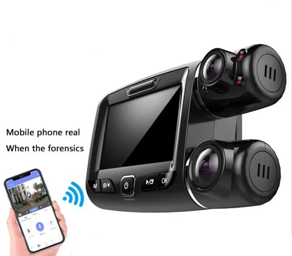 3 объектива FHD1080P автомобильные камеры Sony сенсор Передняя и задняя линза