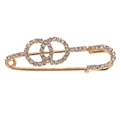 5PC Fashion Simulated Pearl Brooches Pin Dress Rhinestone Decoration Buckle Jewelry silver gold Gifts For Men Women | Украшения и