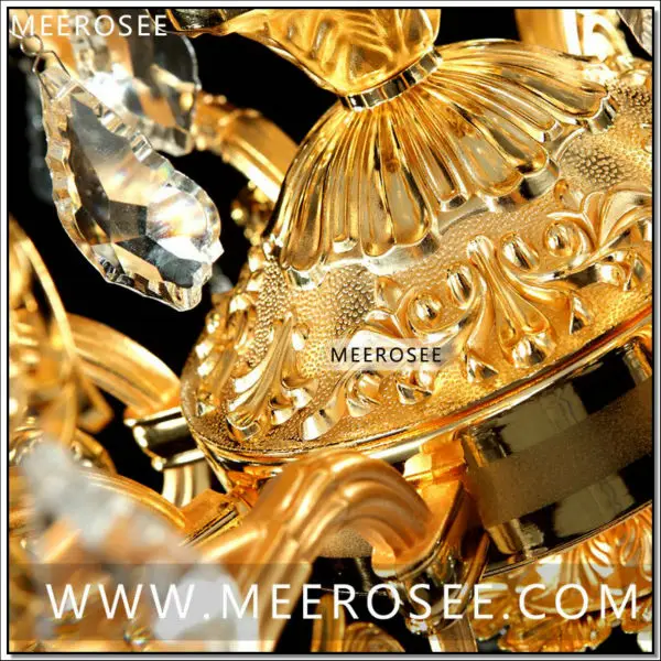 Современная роскошная Золотая люстра с 12 дужками из цинкового сплава