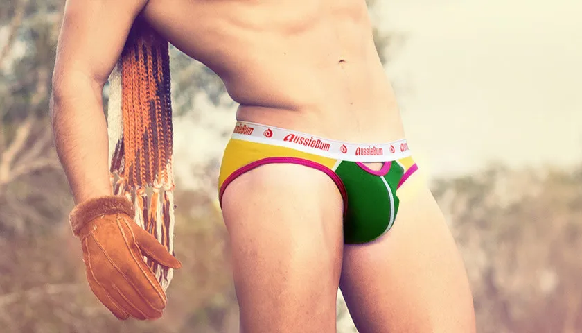 Aussiebum купальник бандаж удобные хлопковые оборки полые для мужчин модные детские