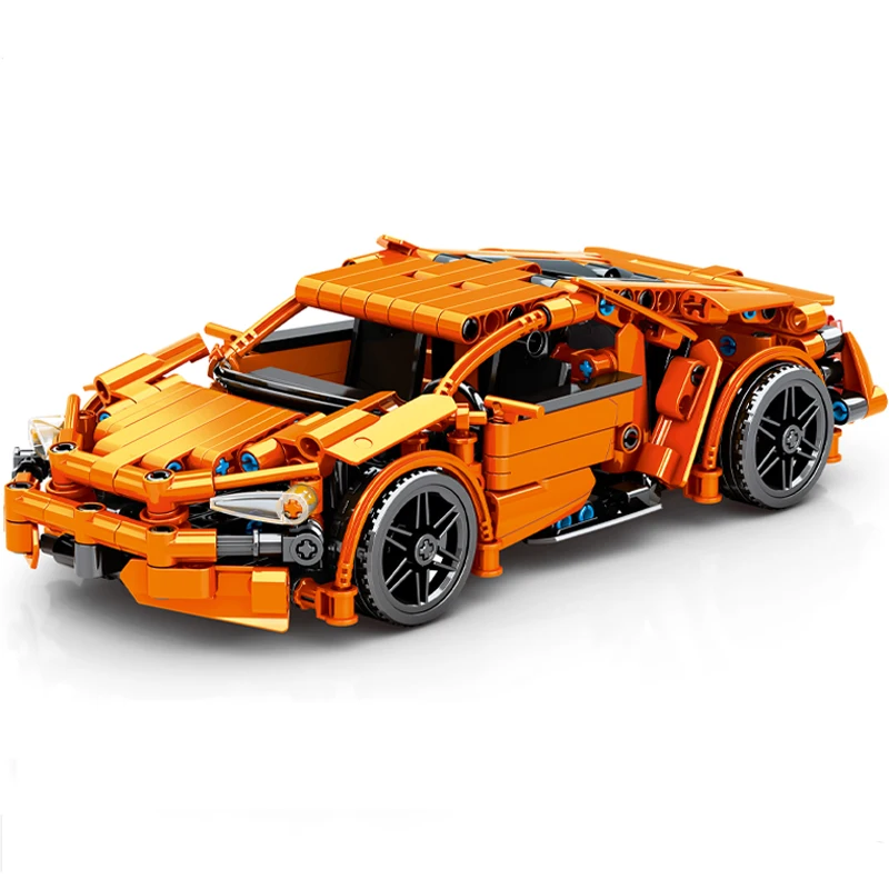 Креативный городской автомобиль высокотехнологичный суперкар ралли гонщики MOC