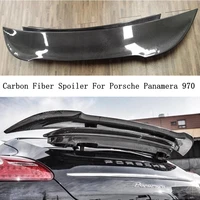 high quality carbon fiber spoiler for porsche panamera 970 2010 2011 2012 2013 2014 2015 2016 wing lip spoilers car accessories