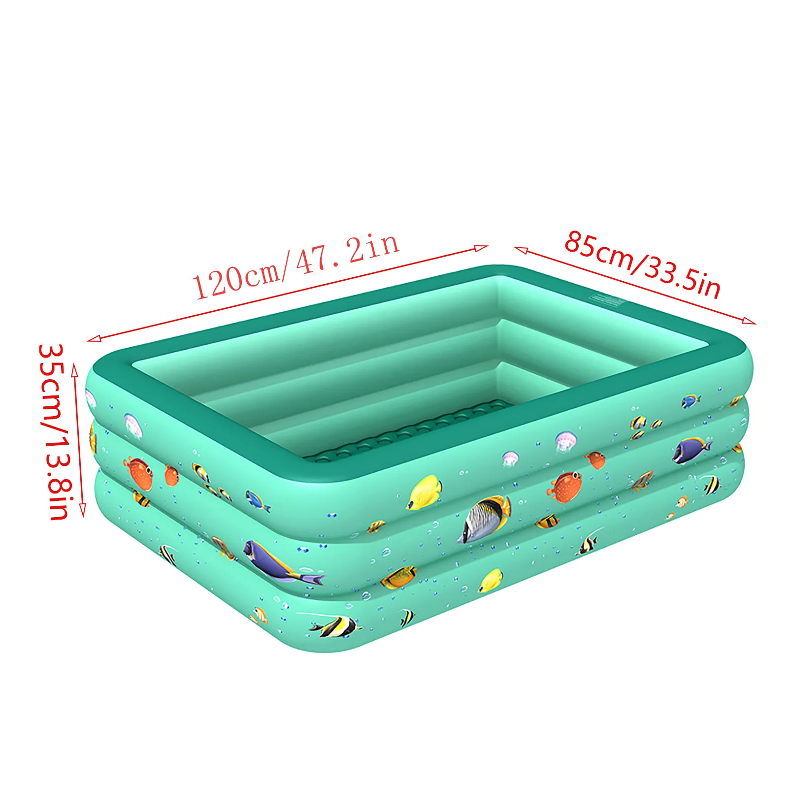 

120x85x35cm Inflatable pool Water play Pool in Summer Children's inflatable Swim Center Family Swimming Pool Ball Pit