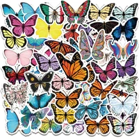 103050pcs animal cute beautiful butterfly stickers skateboard guitar suitcase bicycle girl graffiti sticker kids funny toys