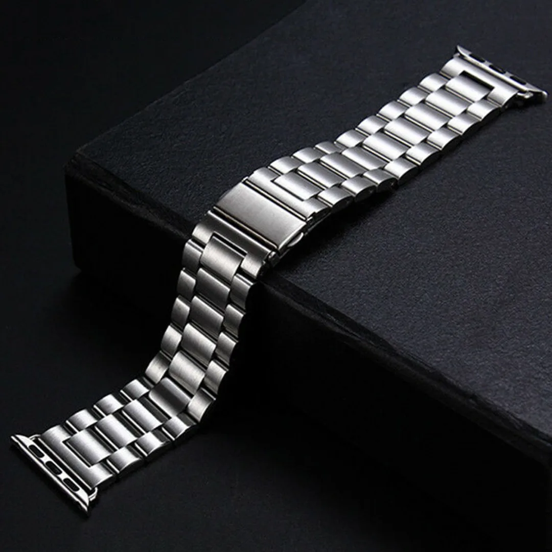 Ремешок из нержавеющей стали для Apple Watch классический винтажный сменный Браслет
