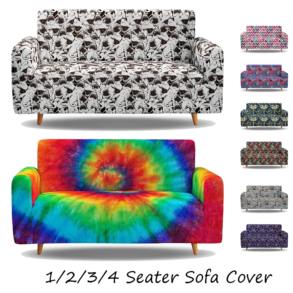 

Чехол для дивана с красивым 3D пейзажем bailimonkey, эластичное растягивающееся покрытие для гостиной, чехол для кресла, 1/2/3/4 места, A3