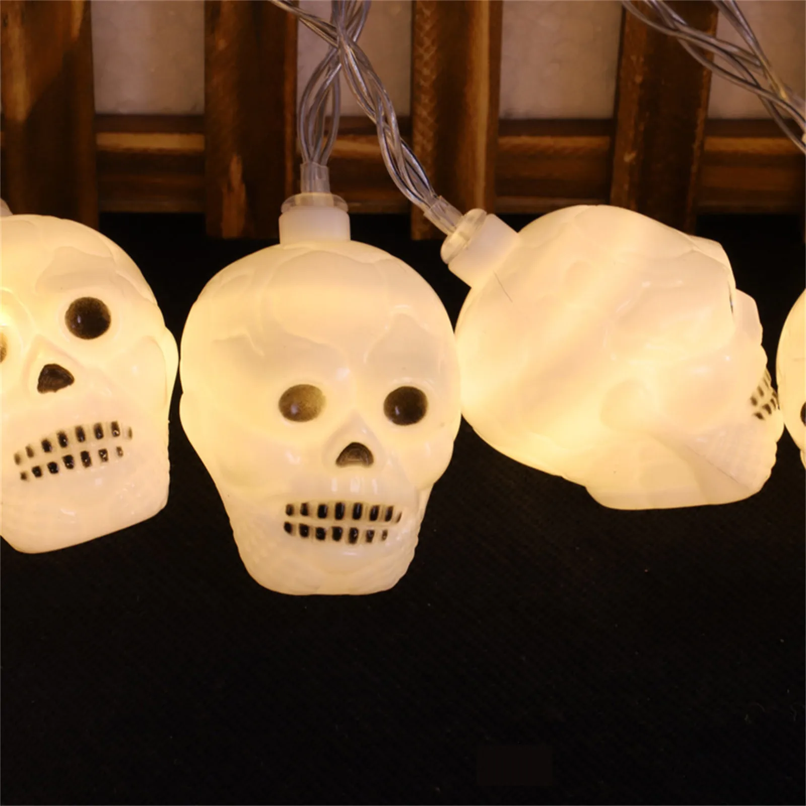 Уличная гирлянда в виде тыквы на Хэллоуин 20 светодиодный водонепроницаемая с