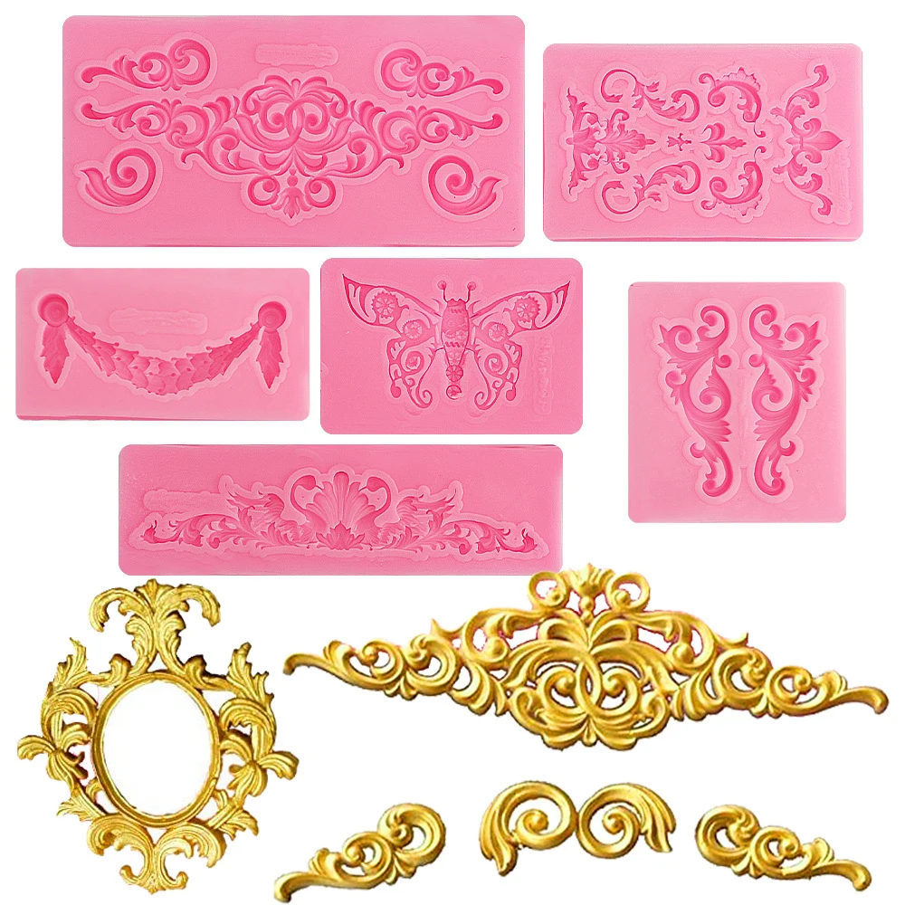 

1PCS Sugaring Paste Silicone Mold Candle Easter Chocolate Fondant Cake Decorating Tools Silicone Molds Clay Baking Accessories