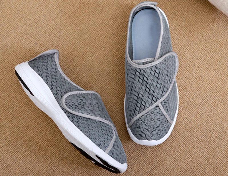 Профессиональная обувь для диабетиков на весну и осень дышащая плоской подошве