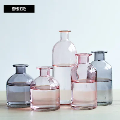 

Vase Living Room Dried Flowers Nordic Ins Style Glass Transparent Dill Home Decoration Accessories Flower Vases For Homes