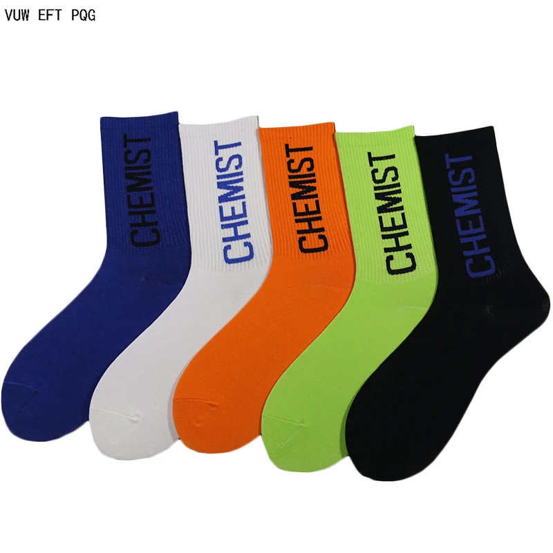 Hot Chinese Text Socks Men and Women Hip Hop Trend Socks Street Harajuku Style Trend Couple Sock  Fuzzy Socks