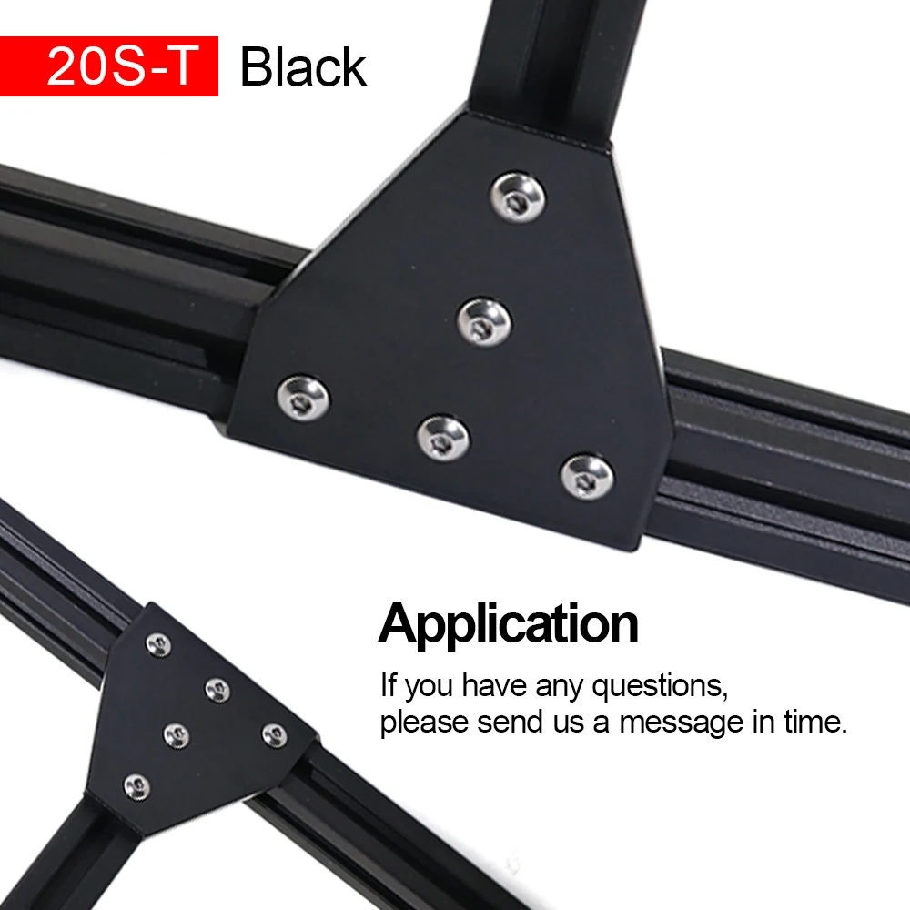 Черная плата с 5 отверстиями и угловым соединением 90 градусов угловой кронштейн