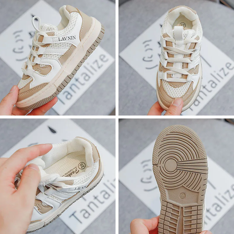 

Детские кроссовки, Новинка осени 2021, детская сетчатая спортивная обувь, дышащая обувь с мягкой подошвой для мальчиков, детская обувь для бег...